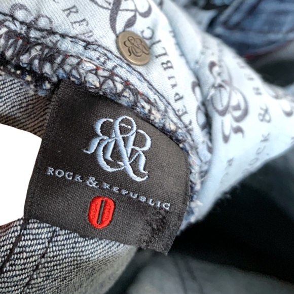 NWT Rock & Republic Women's Jeans Size 0 Bootcut Kasanda NEW - Picture 9 of 9